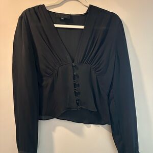 Elegant Black Women's Top
